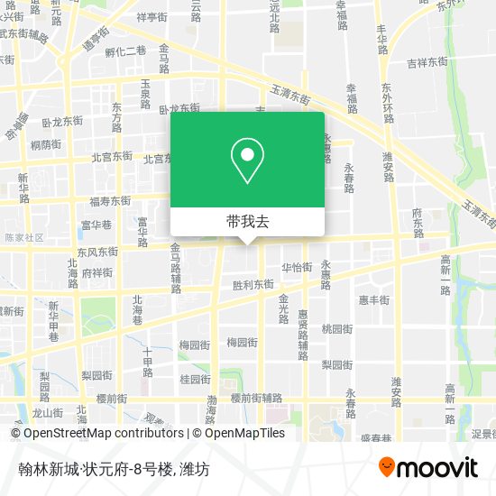 翰林新城·状元府-8号楼地图