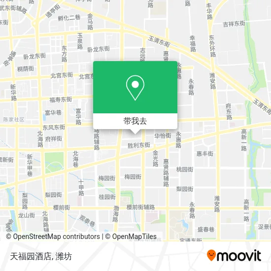 天福园酒店地图