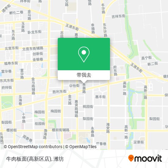 牛肉板面(高新区店)地图