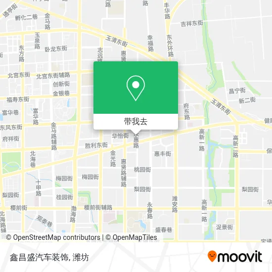 鑫昌盛汽车装饰地图
