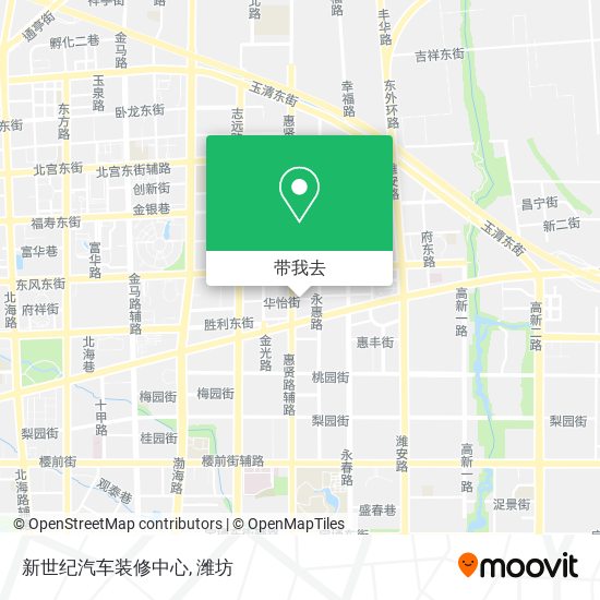 新世纪汽车装修中心地图