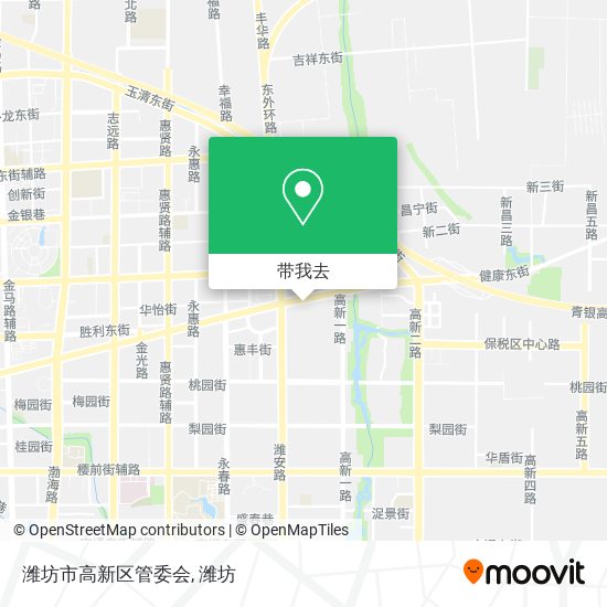 潍坊市高新区管委会地图