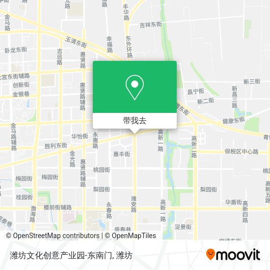 潍坊文化创意产业园-东南门地图