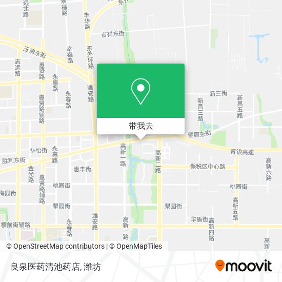 良泉医药清池药店地图