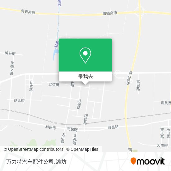 万力特汽车配件公司地图