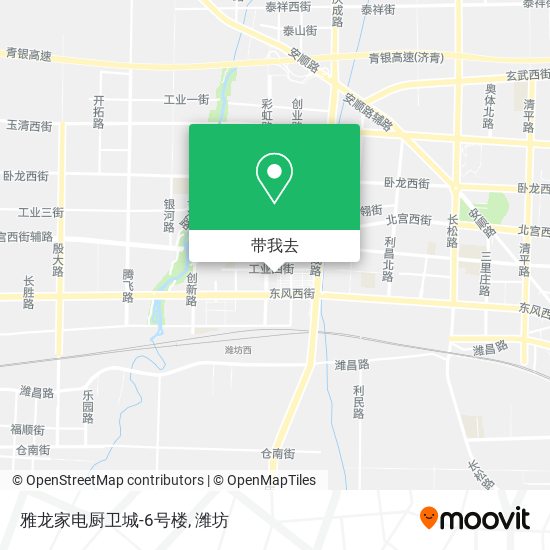 雅龙家电厨卫城-6号楼地图