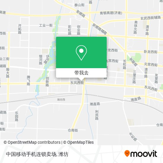 中国移动手机连锁卖场地图
