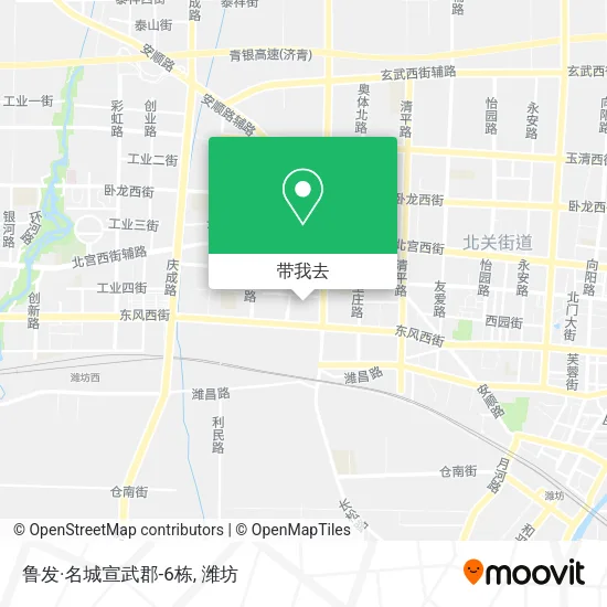 鲁发·名城宣武郡-6栋地图