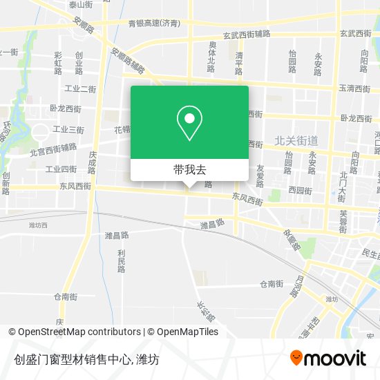 创盛门窗型材销售中心地图