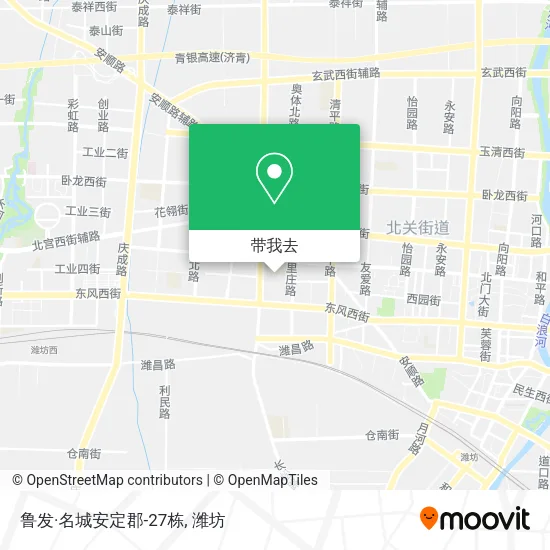 鲁发·名城安定郡-27栋地图