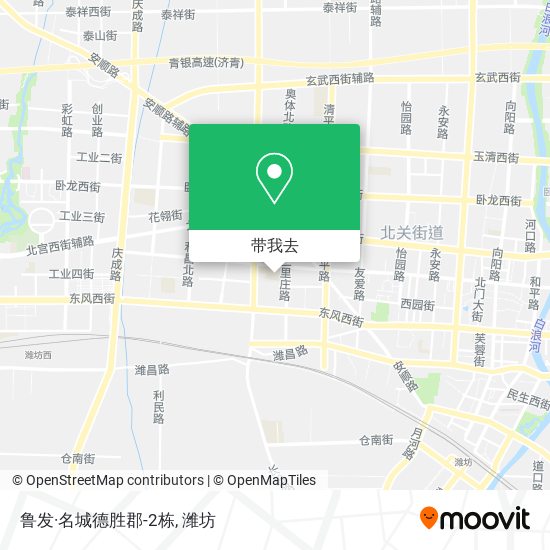 鲁发·名城德胜郡-2栋地图