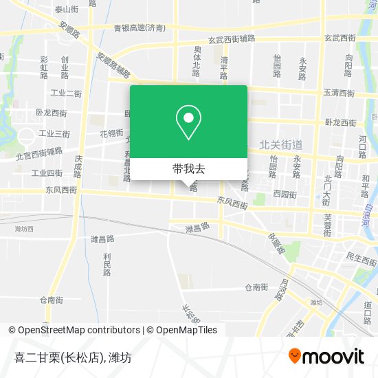 喜二甘栗(长松店)地图