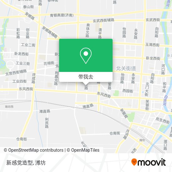 新感觉造型地图