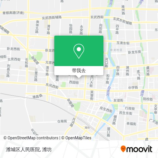 潍城区人民医院地图