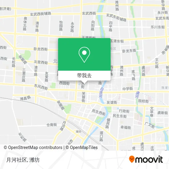 月河社区地图