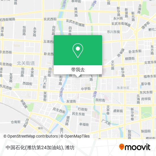 中国石化(潍坊第24加油站)地图
