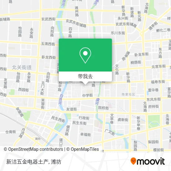 新洁五金电器土产地图