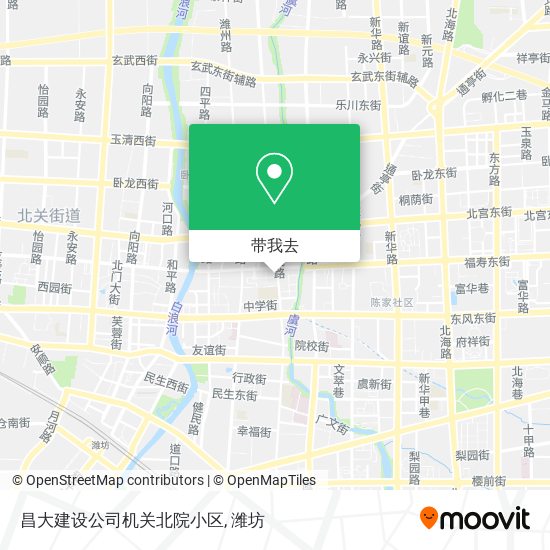昌大建设公司机关北院小区地图