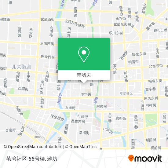 苇湾社区-66号楼地图