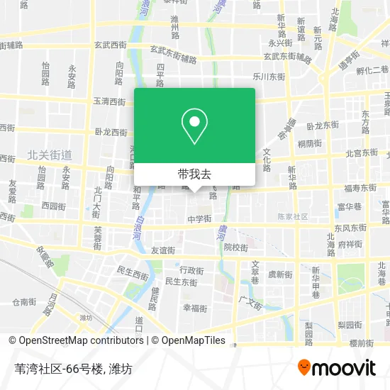 苇湾社区-66号楼地图
