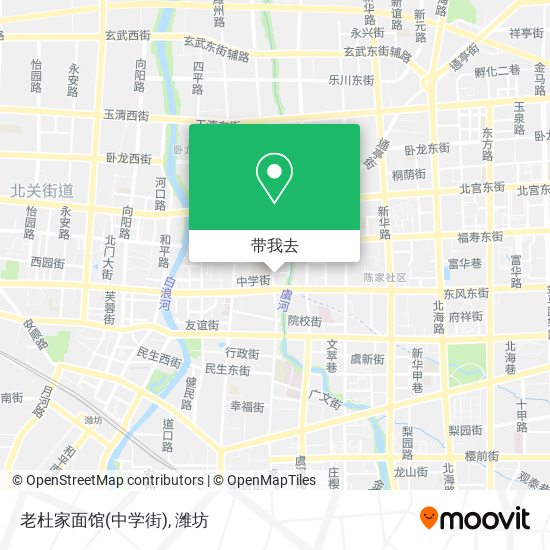 老杜家面馆(中学街)地图