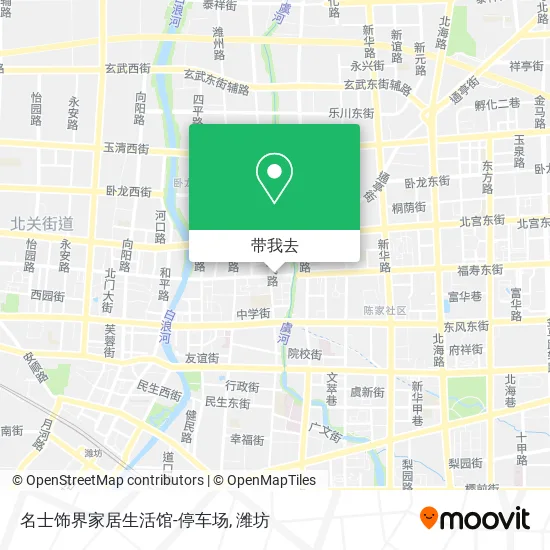 名士饰界家居生活馆-停车场地图
