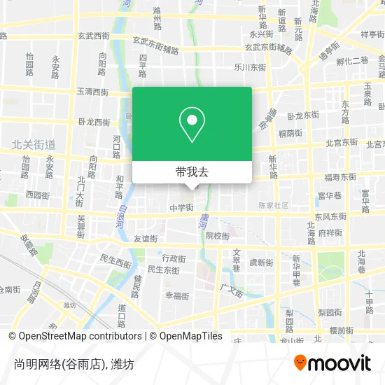 尚明网络(谷雨店)地图