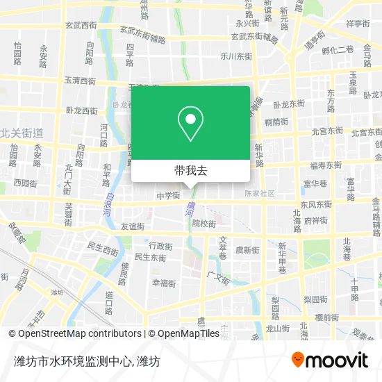 潍坊市水环境监测中心地图