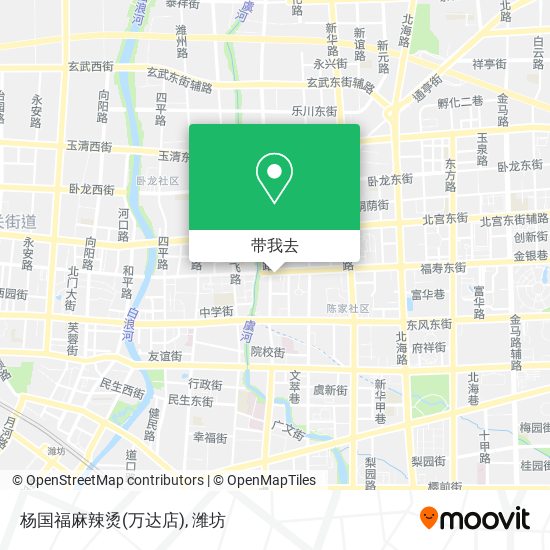 杨国福麻辣烫(万达店)地图