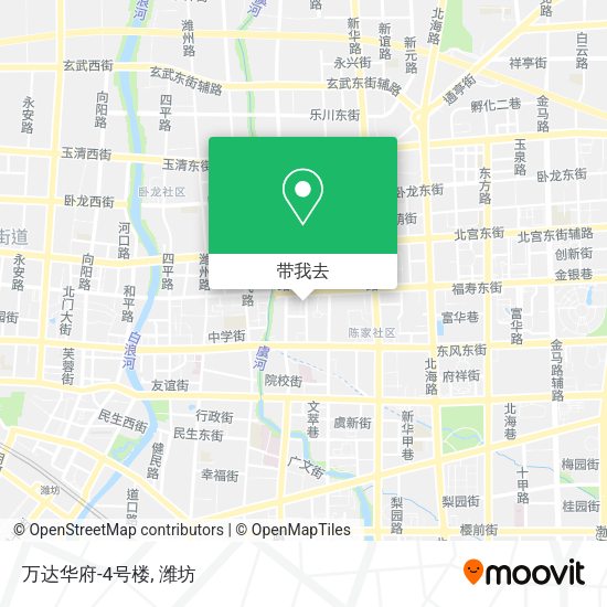 万达华府-4号楼地图