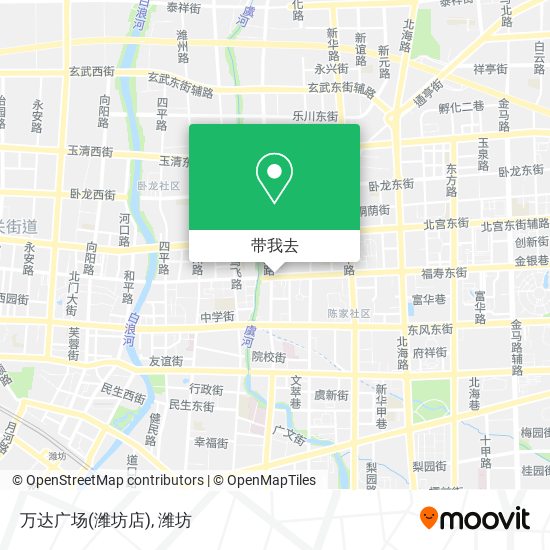 万达广场(潍坊店)地图