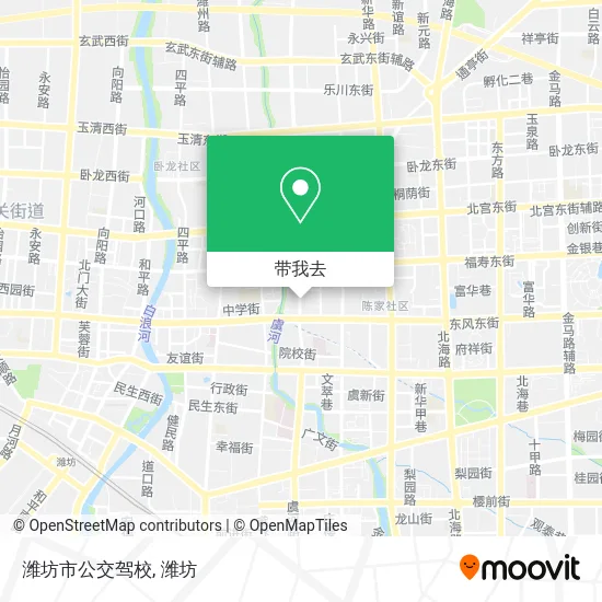 潍坊市公交驾校地图