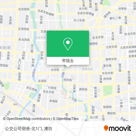 公交公司宿舍-北1门地图