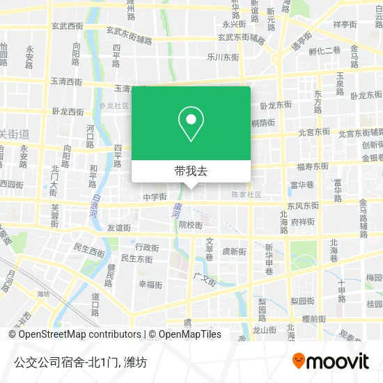 公交公司宿舍-北1门地图