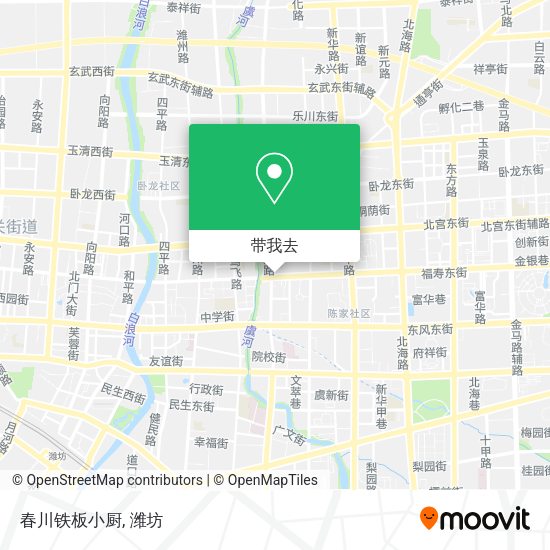 春川铁板小厨地图