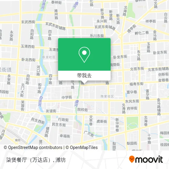 柒煲餐厅（万达店）地图
