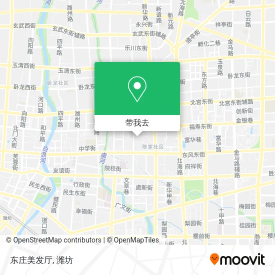 东庄美发厅地图