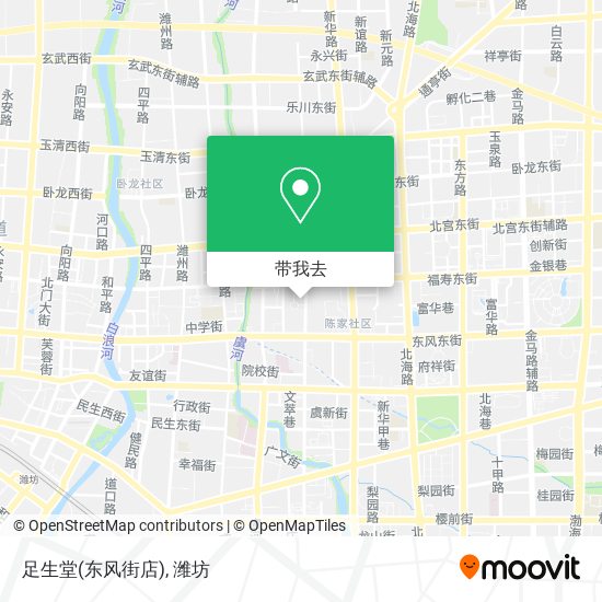 足生堂(东风街店)地图
