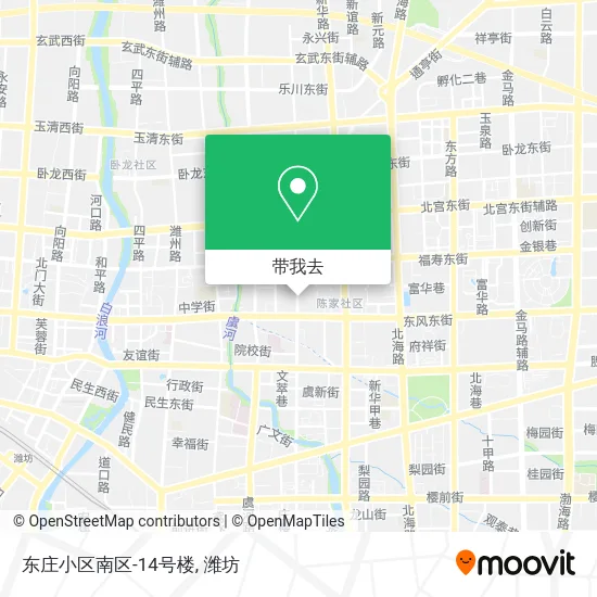 东庄小区南区-14号楼地图