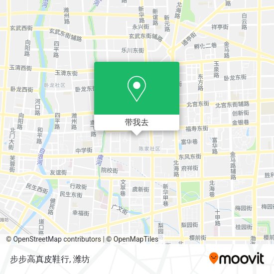 步步高真皮鞋行地图