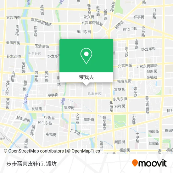 步步高真皮鞋行地图