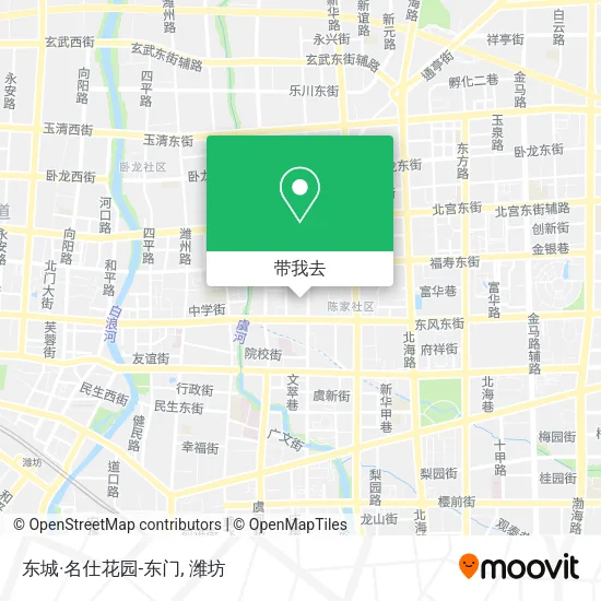 东城·名仕花园-东门地图