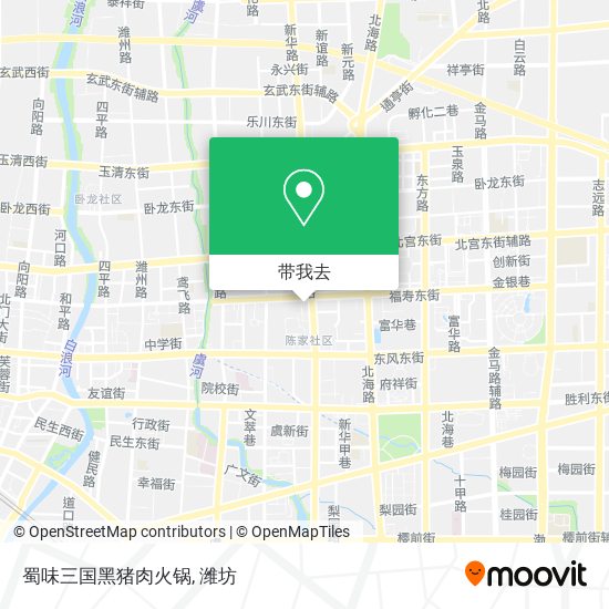 蜀味三国黑猪肉火锅地图