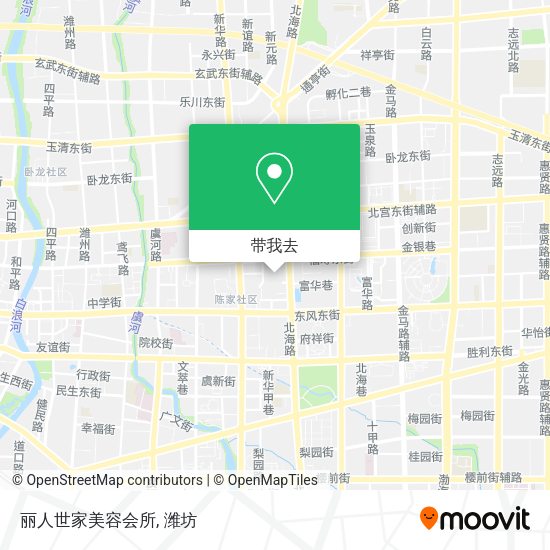 丽人世家美容会所地图
