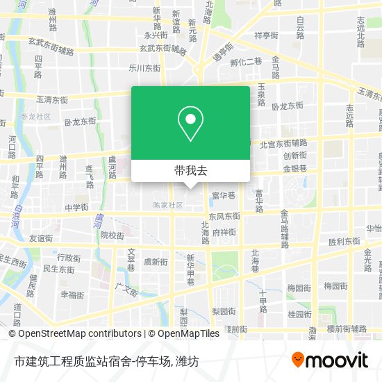 市建筑工程质监站宿舍-停车场地图