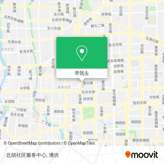 北胡社区服务中心地图
