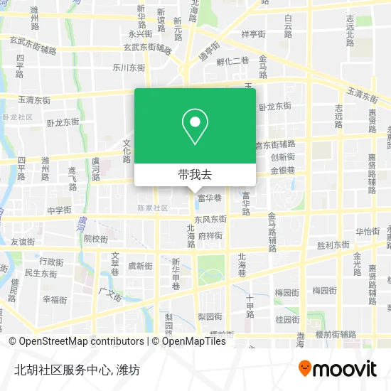 北胡社区服务中心地图