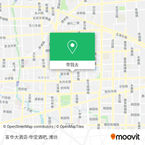 富华大酒店-华堂酒吧地图