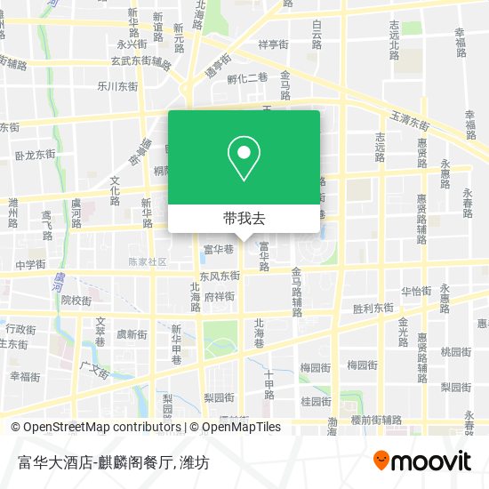 富华大酒店-麒麟阁餐厅地图