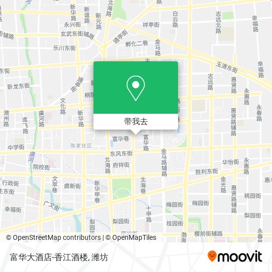 富华大酒店-香江酒楼地图